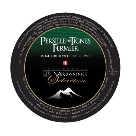 Disque Fromage Persille de tigne en contact direct