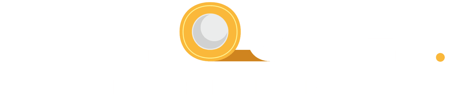 Logo Ballouhey Imprimeur blanc et orange image en transparence