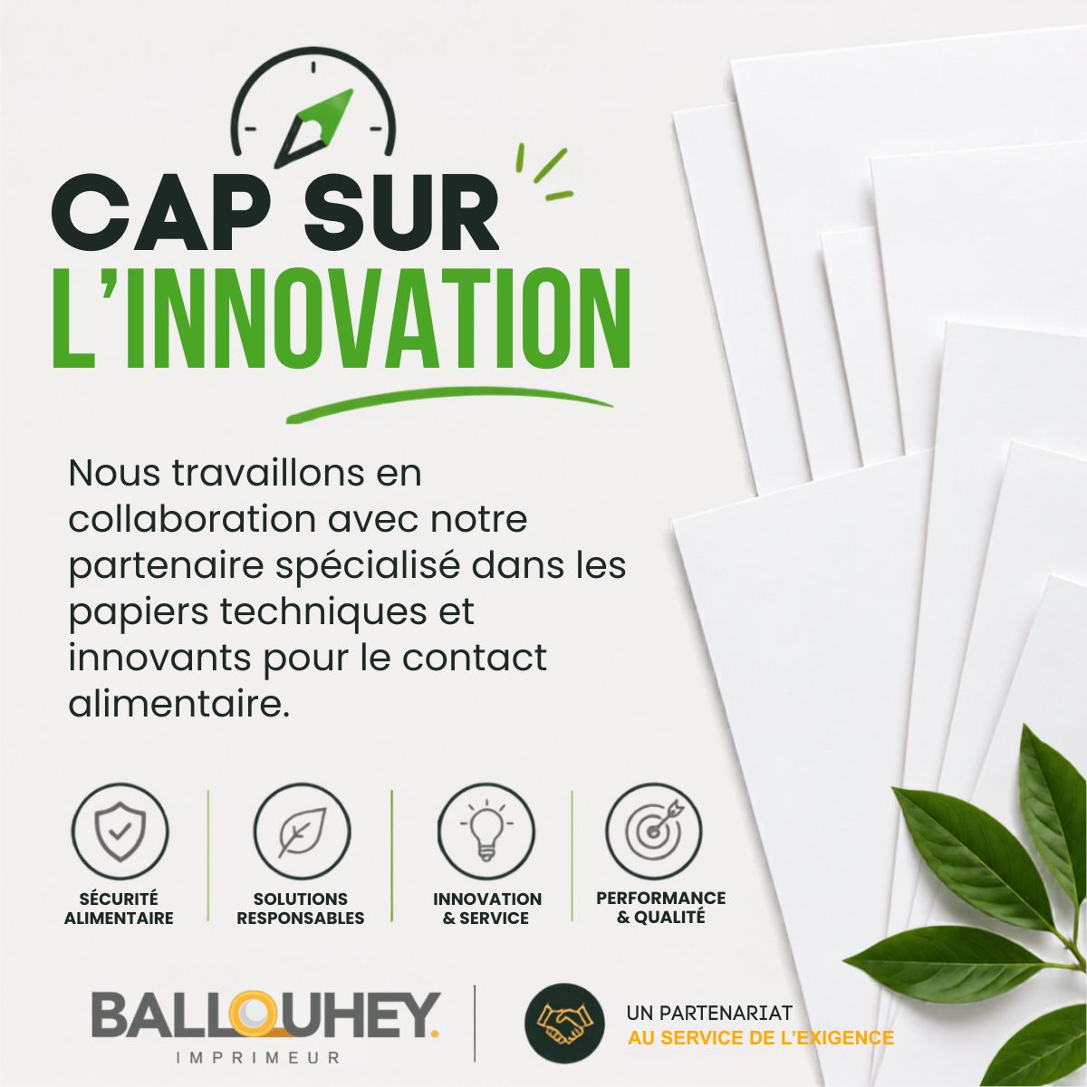 Cap sur l'innovation, Ballouhey Imrimeur