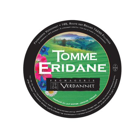 Etiquette sèche Tomme Eridane