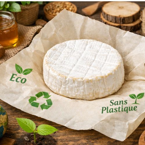 Feuille d'emballage pour fromage