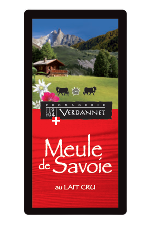 Etiquette adhesive pour fromage