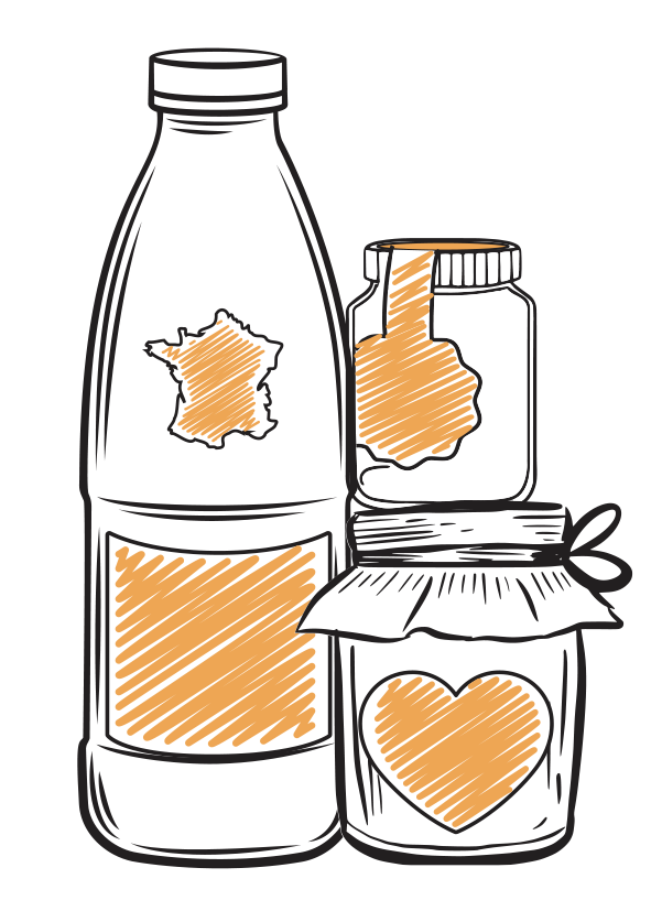 Ballouhey imprimeur expert reconnu dans l'impression de L'ETIQUETTE ADHESIVE pour yaourts, terrines, bouteilles de lait, pots de miel ou autres