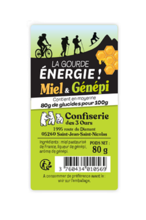 Etiquette adhésive Gourde miel