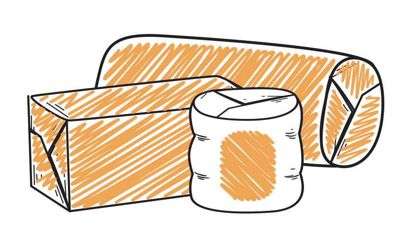 Vos papiers d'emballage, suivant votre besoins Ballouhey Imprimeur vous accompagne.