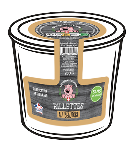 Illustration bagues adhésives pour pot