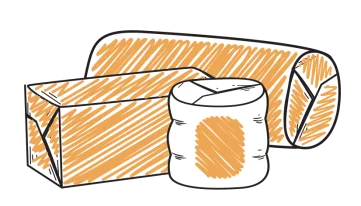 Vos papiers d'emballage, suivant votre besoins Ballouhey Imprimeur vous accompagne.