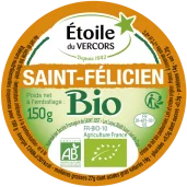 Disques étiquette sèche BIo Fromage en contact direct
