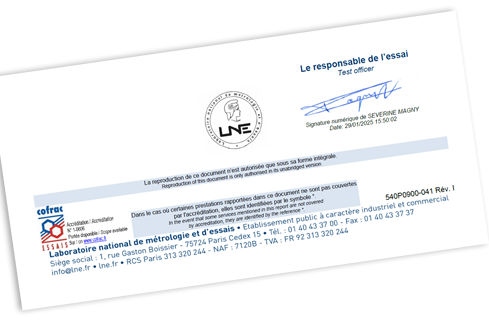 Photo nos certifications